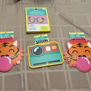 Colorful Animal and Camera Notebooks